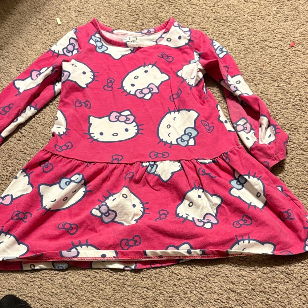 Hello Kitty Pink Patterned Dress